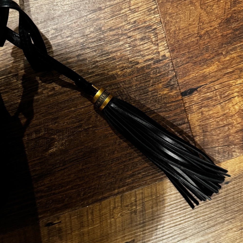 Yves Saint Laurent Black Suede Lou Crossbody Camera Bag - Picture 5 of 13